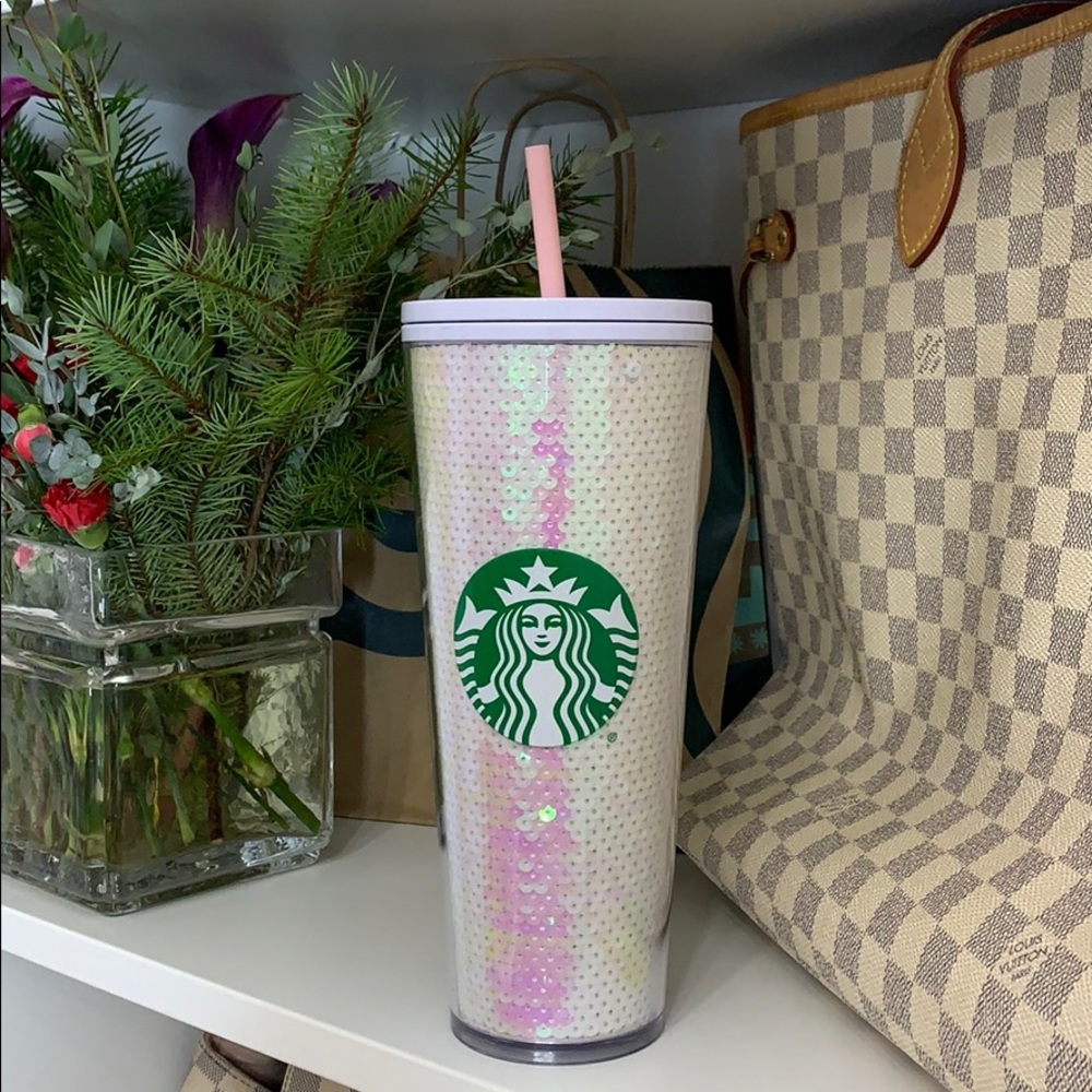 ONE Starbucks Sequin Holiday Tumbler - Picture 4 of 7